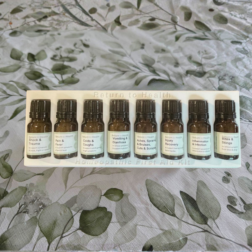 Homeopathic First Aid Kit with remedy stand image 0